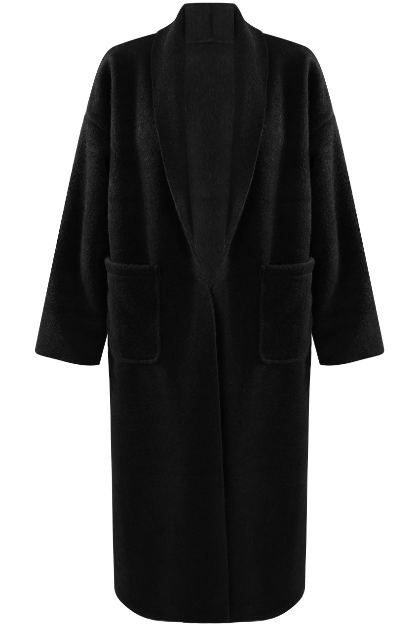The Aspen Coat - in Midnight Black