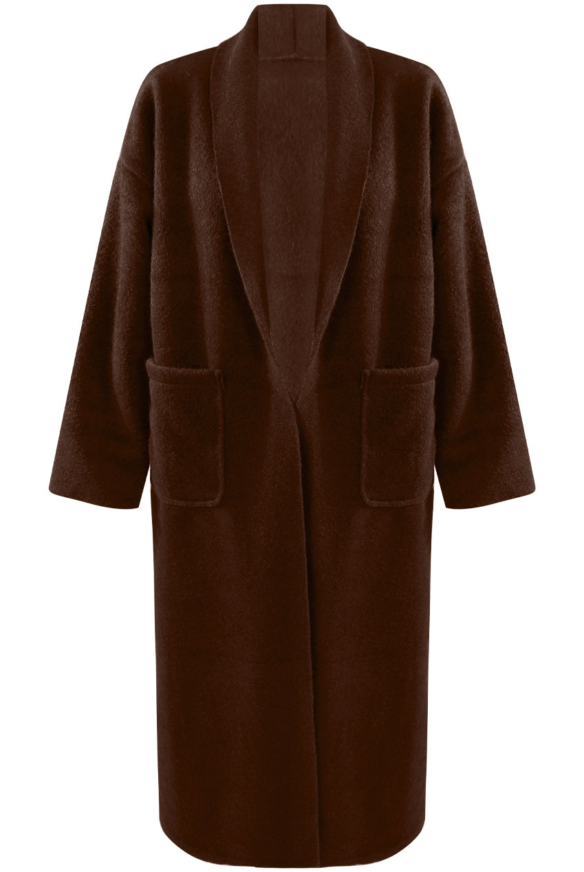 The Aspen Coat - in Espresso Brown