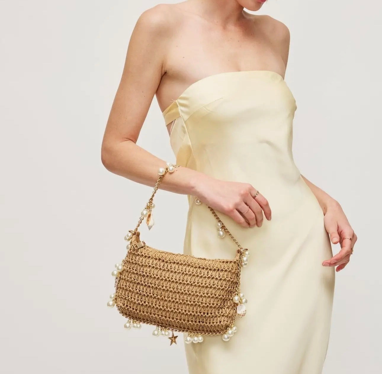 The Amalfi Charm Bag - in Natural