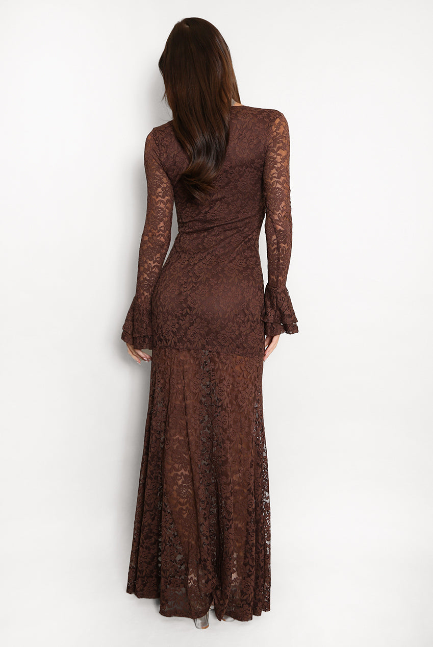 The Moondown Lace Gown