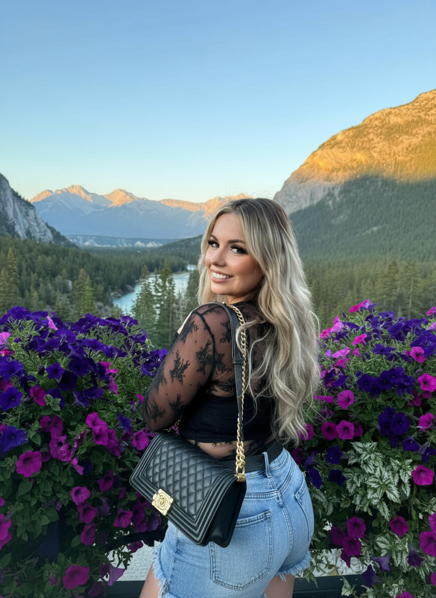 Midnight Lace Top - Classic Black