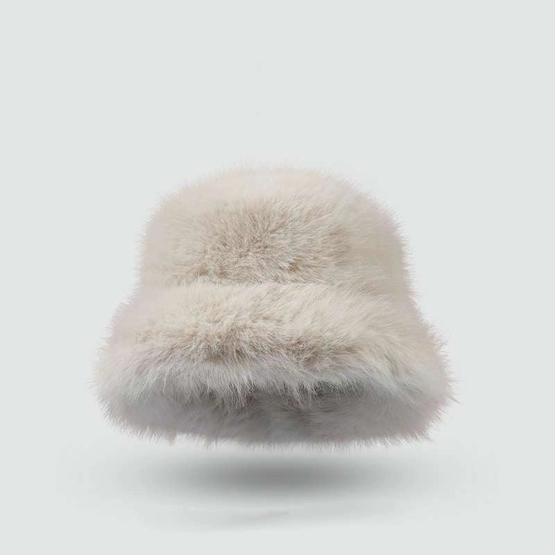 The Giselle Fur Hat - in Beige