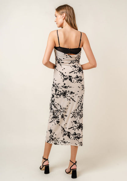 The Noir Blossom Midi
