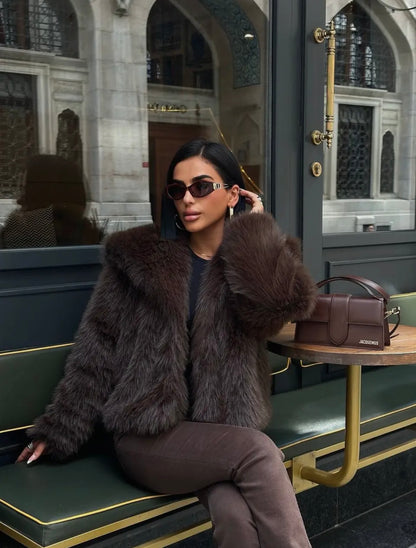 The Heiress Coat - In Rich Espresso Brown