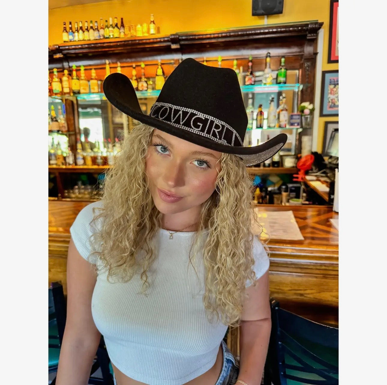 Low Girl Après Luxe Cowboy Hat - Black