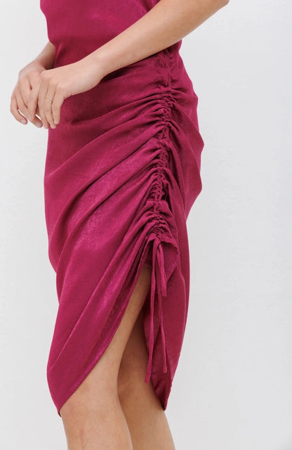 The Bordeaux Muse Dress