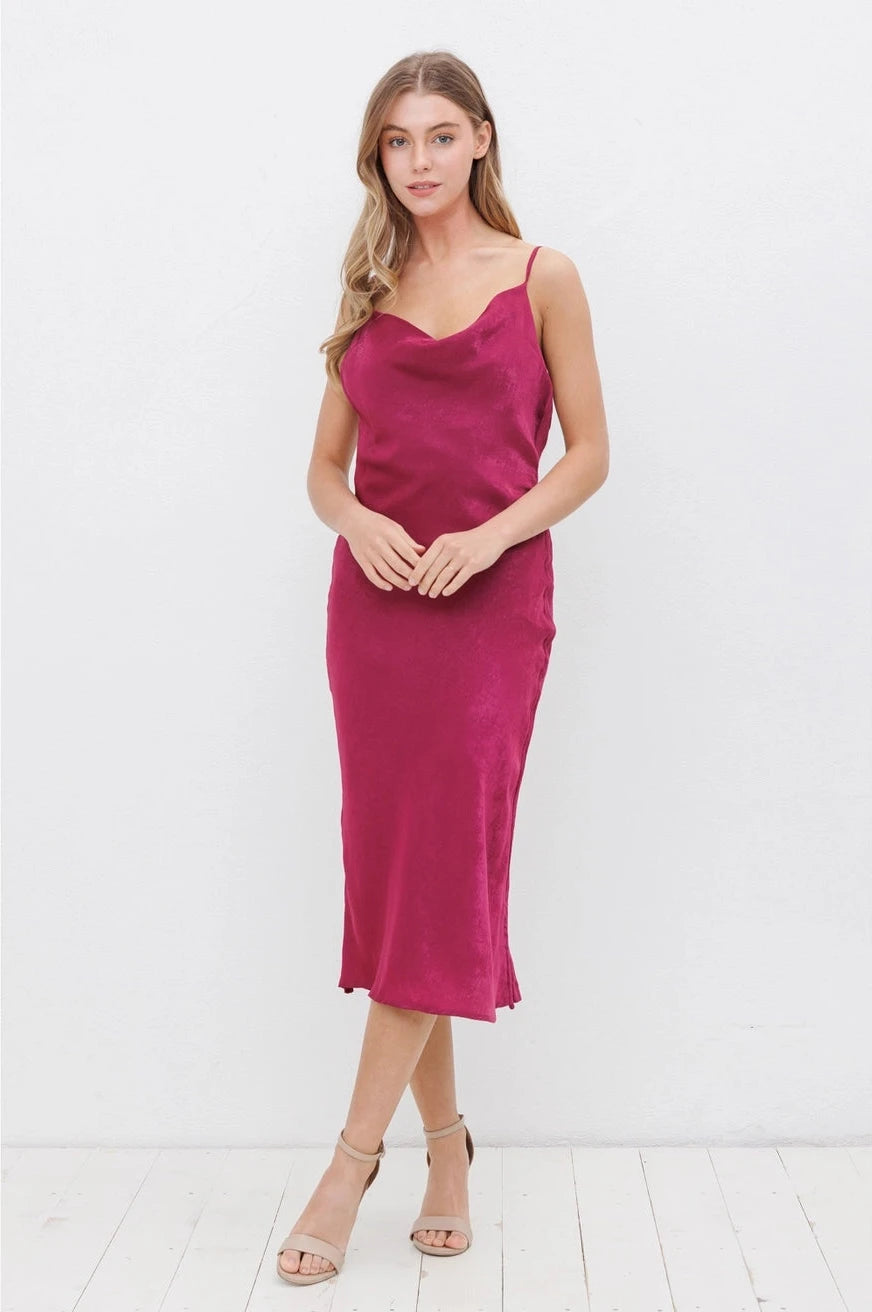 The Bordeaux Muse Dress