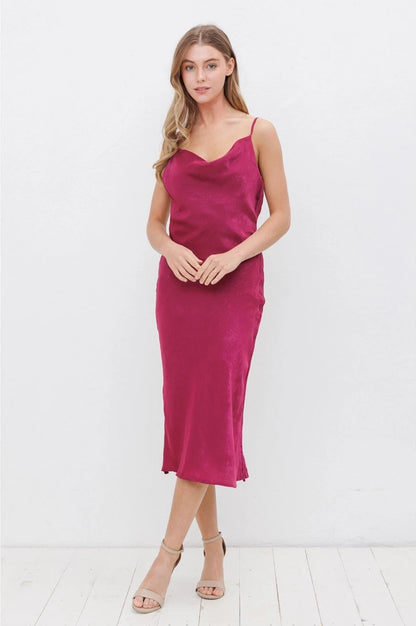 The Bordeaux Muse Dress