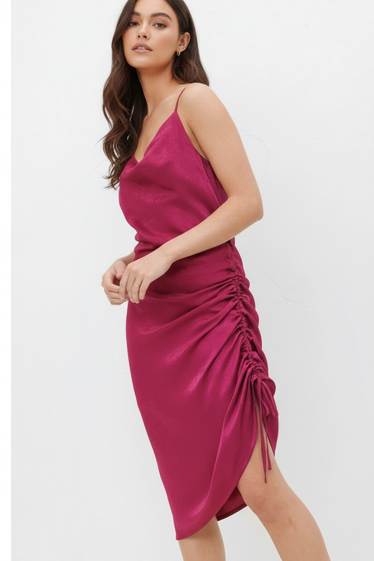 The Bordeaux Muse Dress