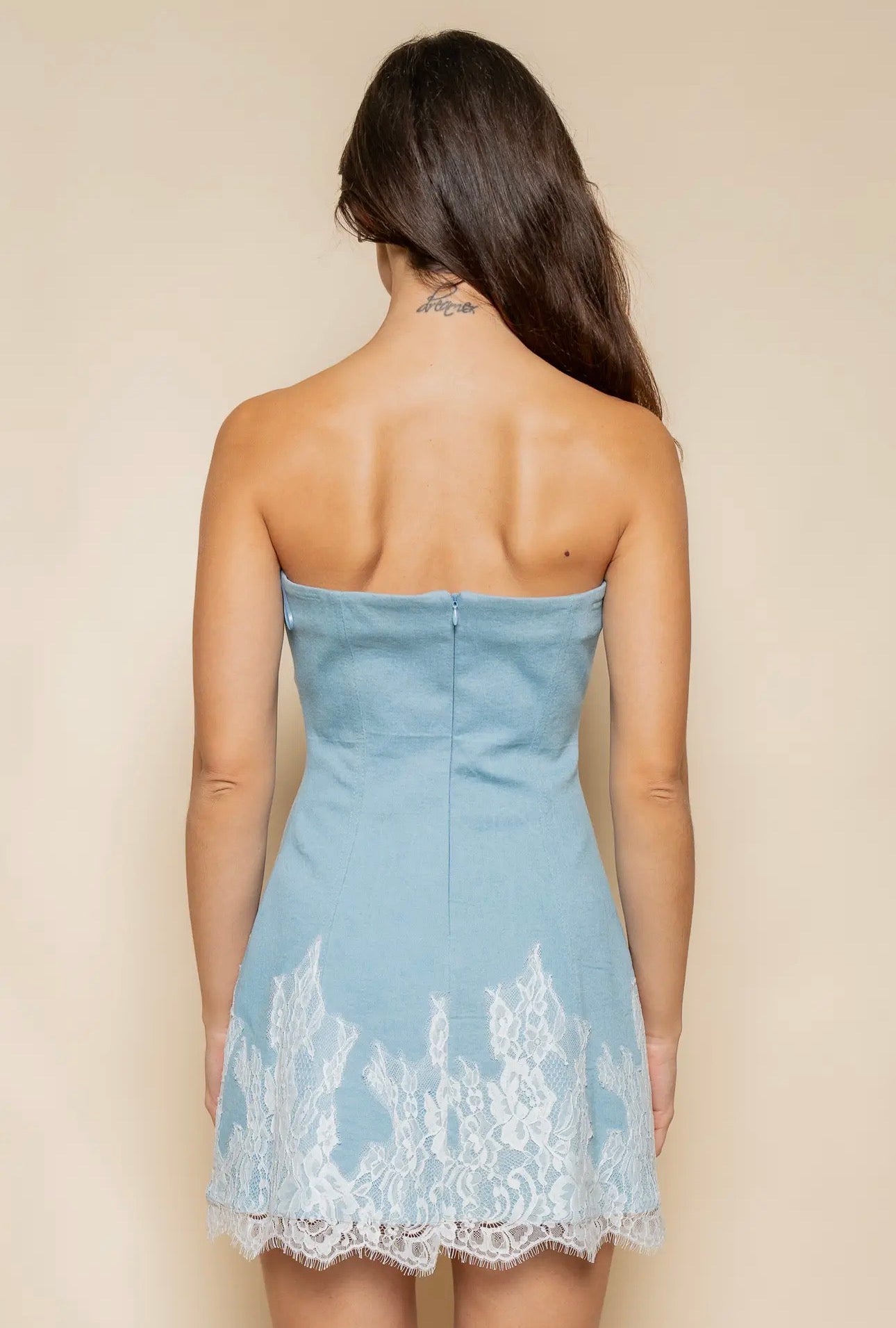 Love Letter Denim Mini Dress