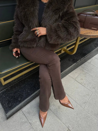 The Heiress Coat - In Rich Espresso Brown