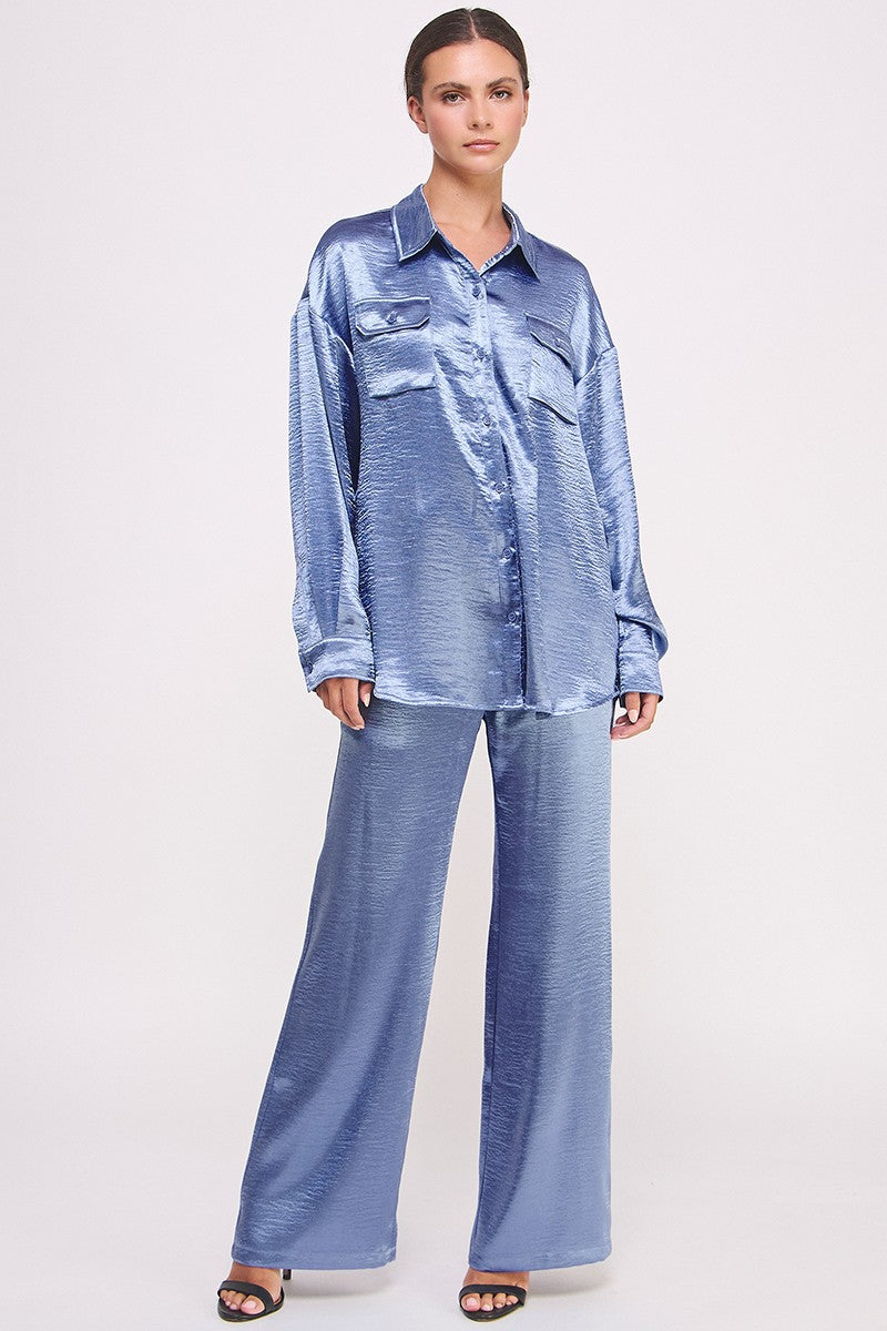 THE OPULENT SATIN SET — CELESTIAL BLUE