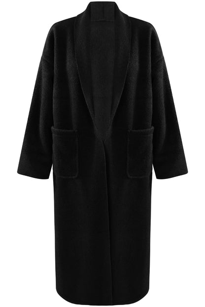 The Aspen Coat - in Midnight Black