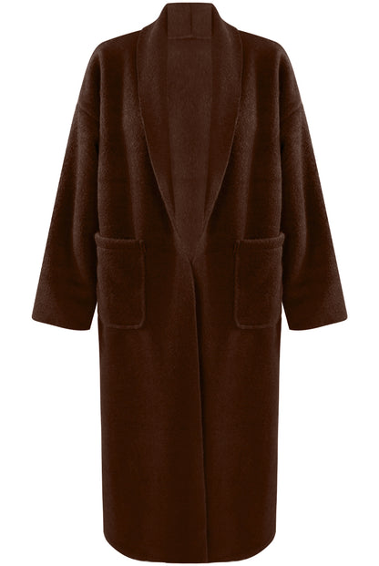 The Aspen Coat - in Espresso Brown