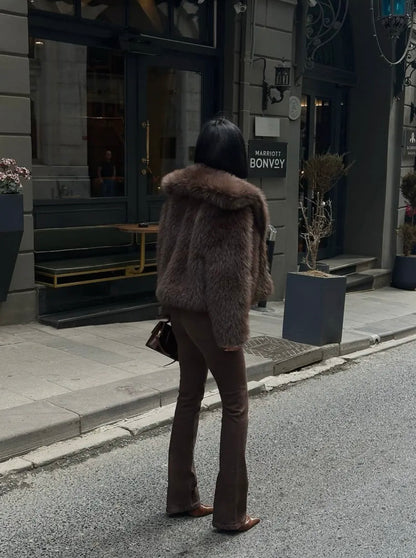 The Heiress Coat - In Rich Espresso Brown