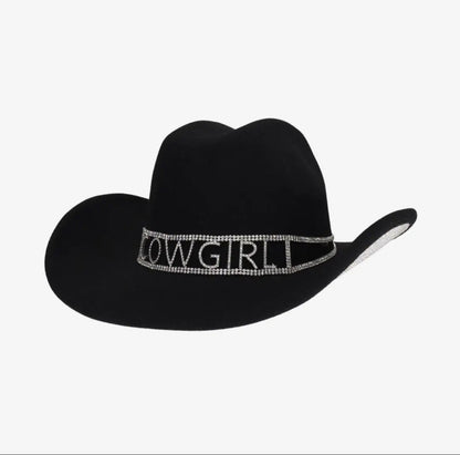 Low Girl Après Luxe Cowboy Hat - Black