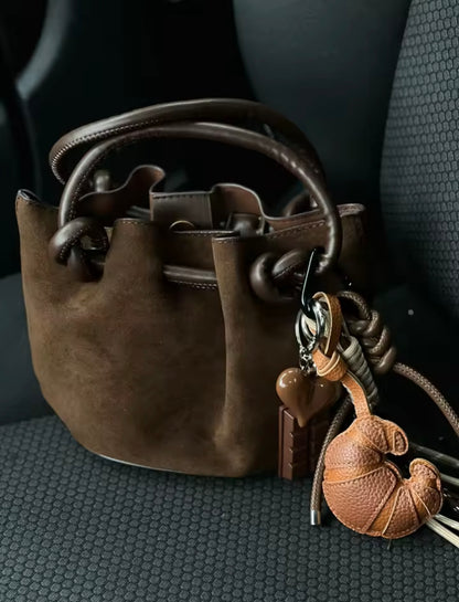 The Croissant Charm Keychain 🍫🥐