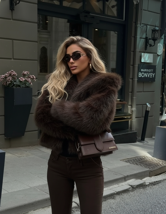 The Heiress Coat - In Rich Espresso Brown