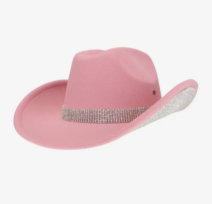 Tinseltown Rhinestone Cowboy Hat – Pink