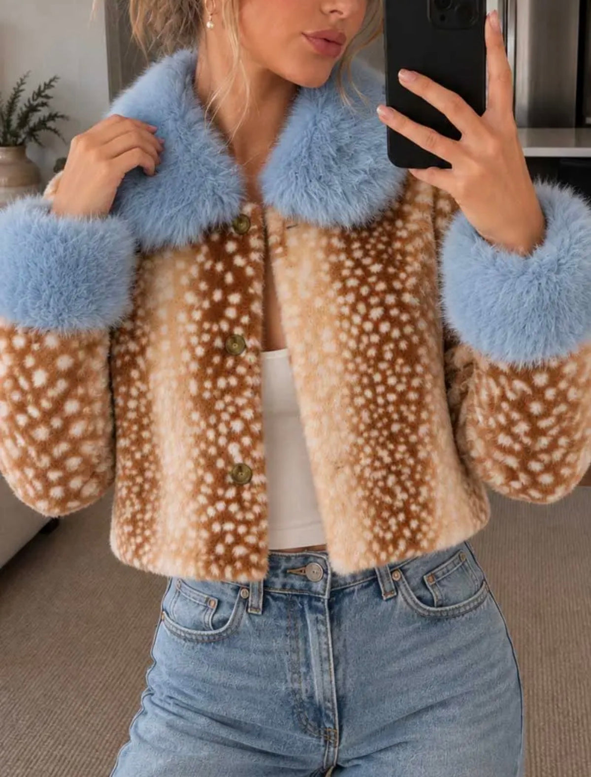 Bambi Faux Fur Jacket - PREORDER