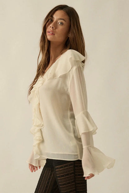 The Gypsy Ruffle Blouse
