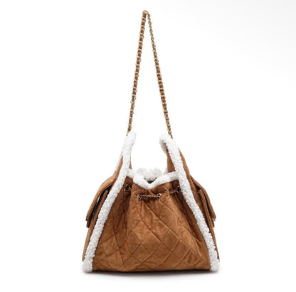 The Chamonix Bag — Chestnut & Cream