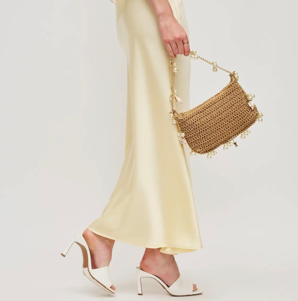 The Amalfi Charm Bag - in Natural