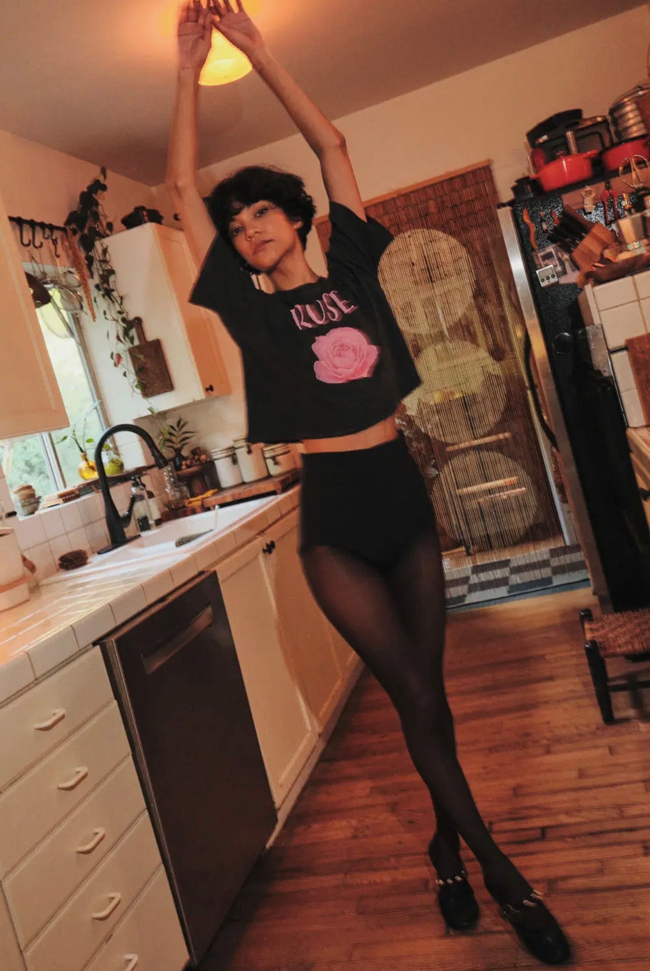 The Rose Rebellion Cropped Tee