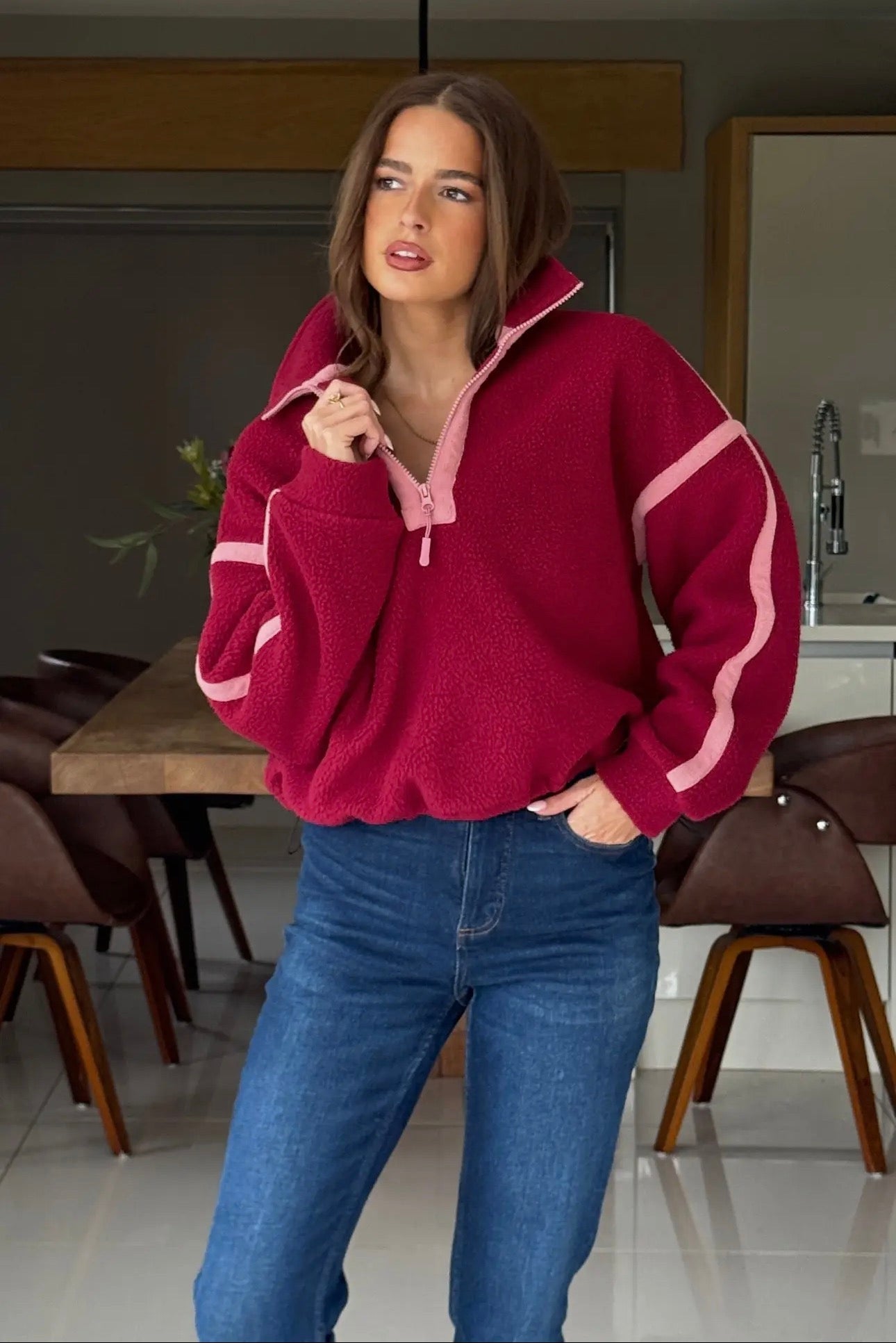 LULU Luxe Fleece - Berry