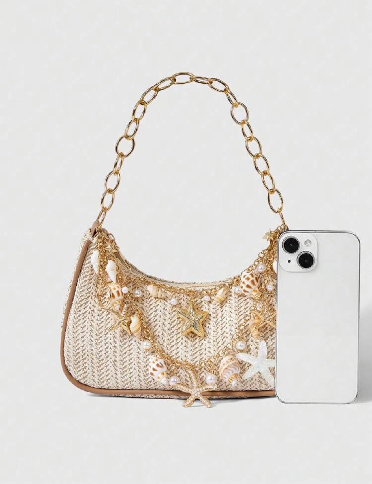 The Golden Coast Charm Bag