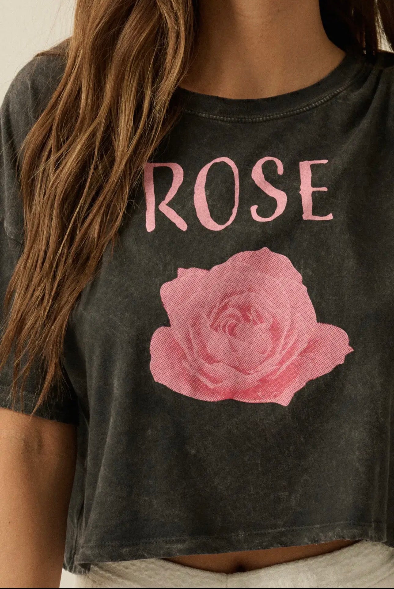 The Rose Rebellion Cropped Tee