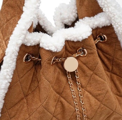 The Chamonix Bag — Chestnut & Cream