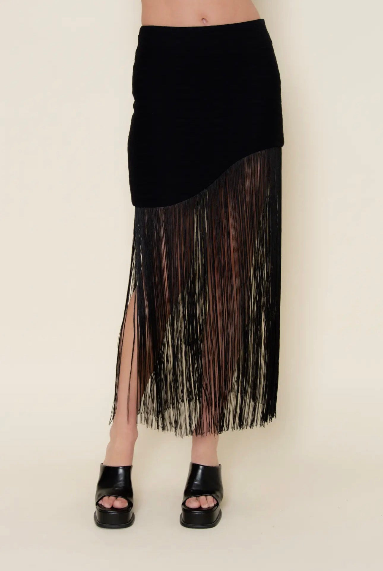Stevie Fringe Skirt