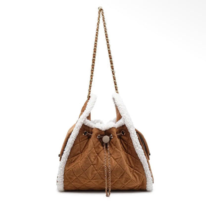 The Chamonix Bag — Chestnut & Cream
