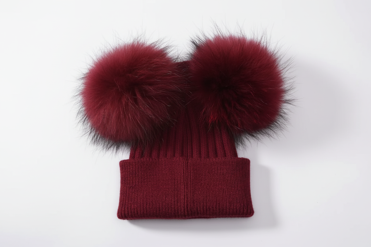 The Rouge Royale Pom Beanie — Wine