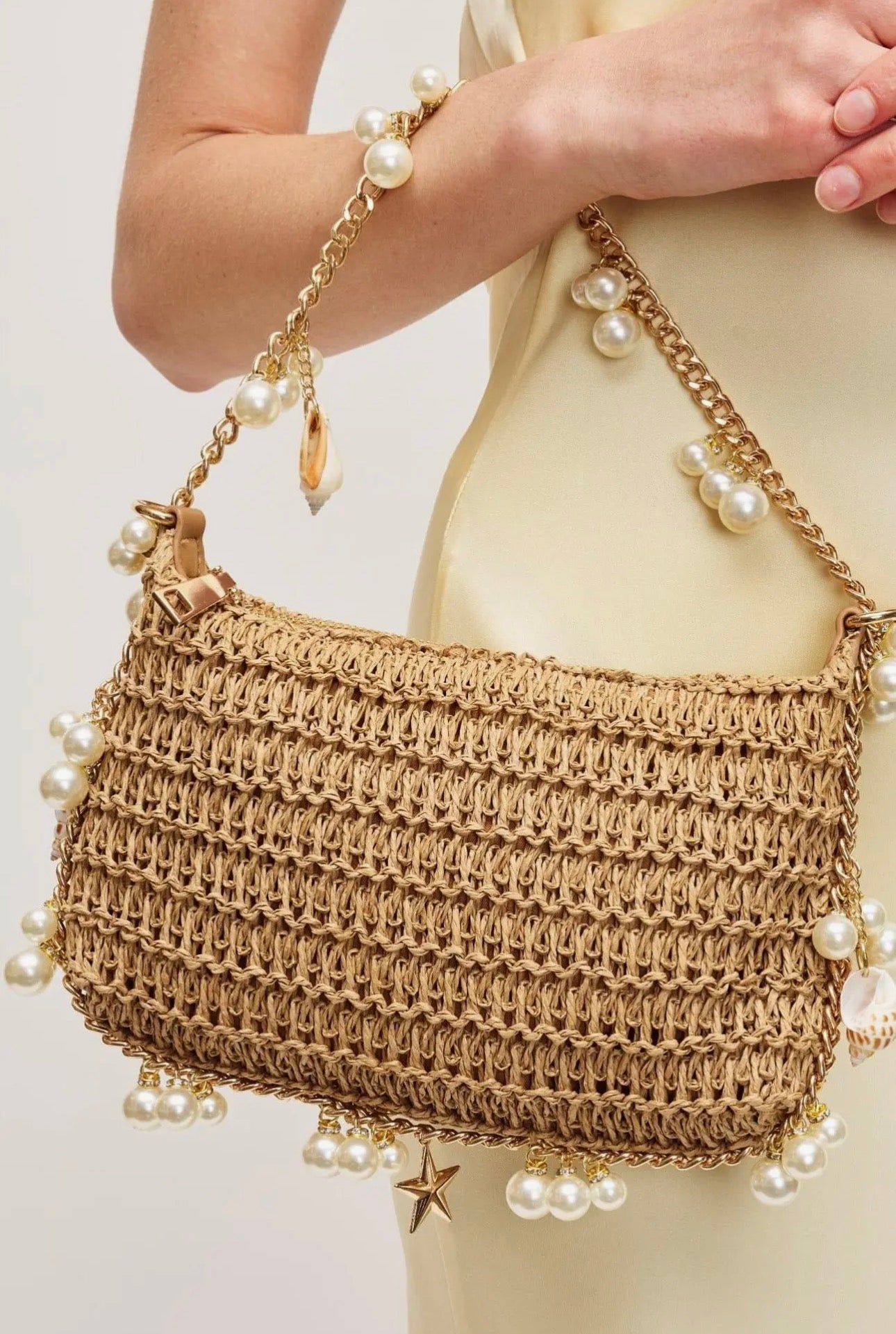 The Amalfi Charm Bag - in Natural