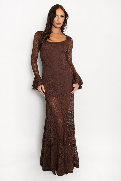 The Moondown Lace Gown