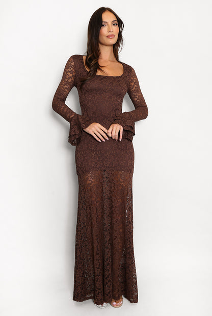 The Moondown Lace Gown