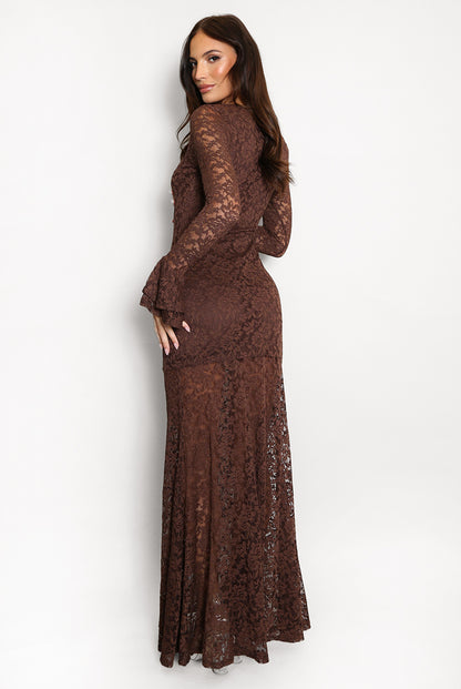 The Moondown Lace Gown