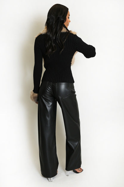 The Mink Affair Zip Knit