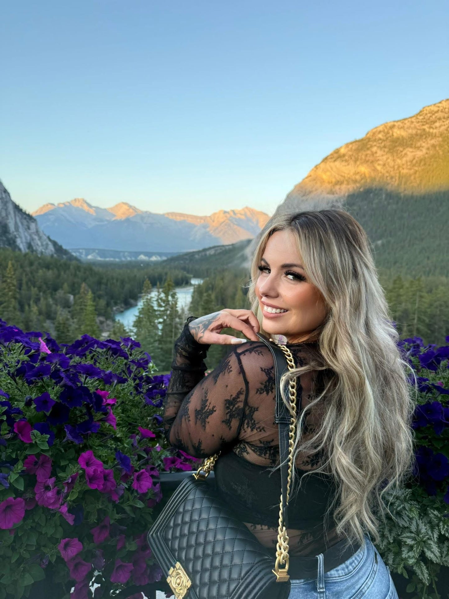 Midnight Lace Top - Classic Black