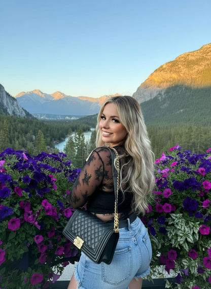 Midnight Lace Top - Classic Black