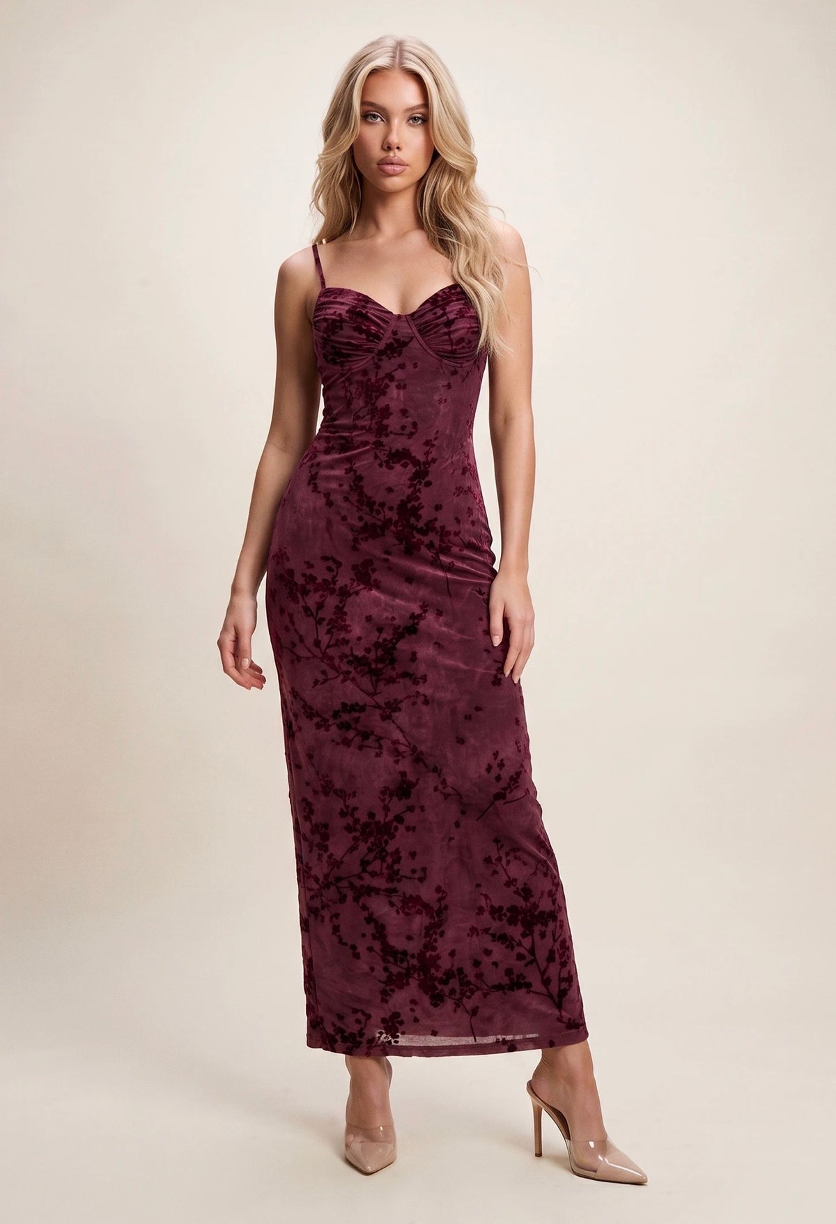 The Bordeaux Belle Dress