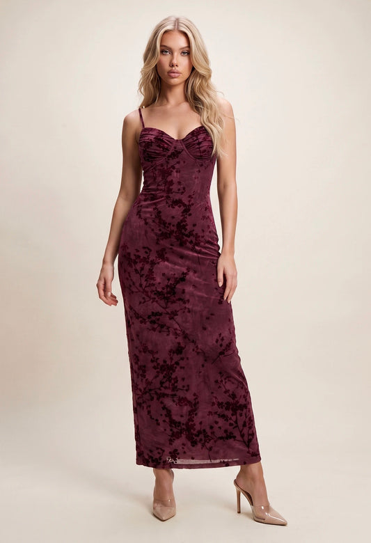 The Bordeaux Belle Dress