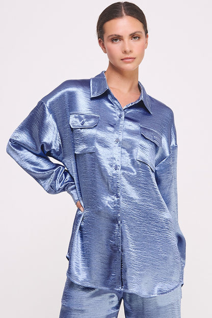 THE OPULENT SATIN SET — CELESTIAL BLUE