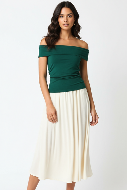 The Seraphina Top - in Emerald