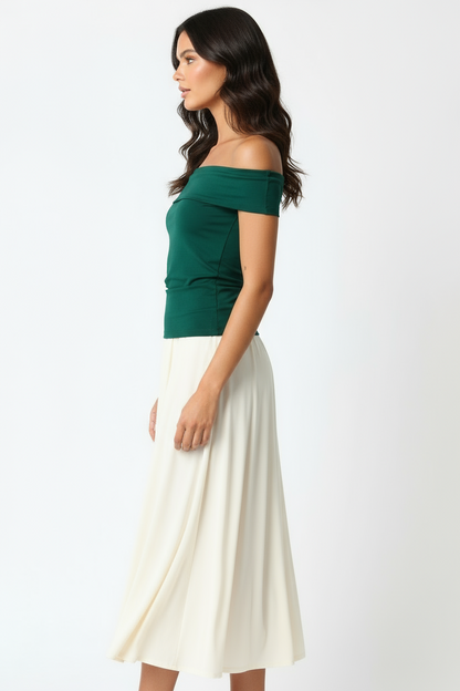 The Seraphina Top - in Emerald