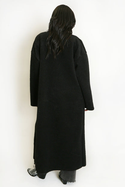 The Aspen Coat - in Midnight Black