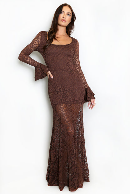 The Moondown Lace Gown