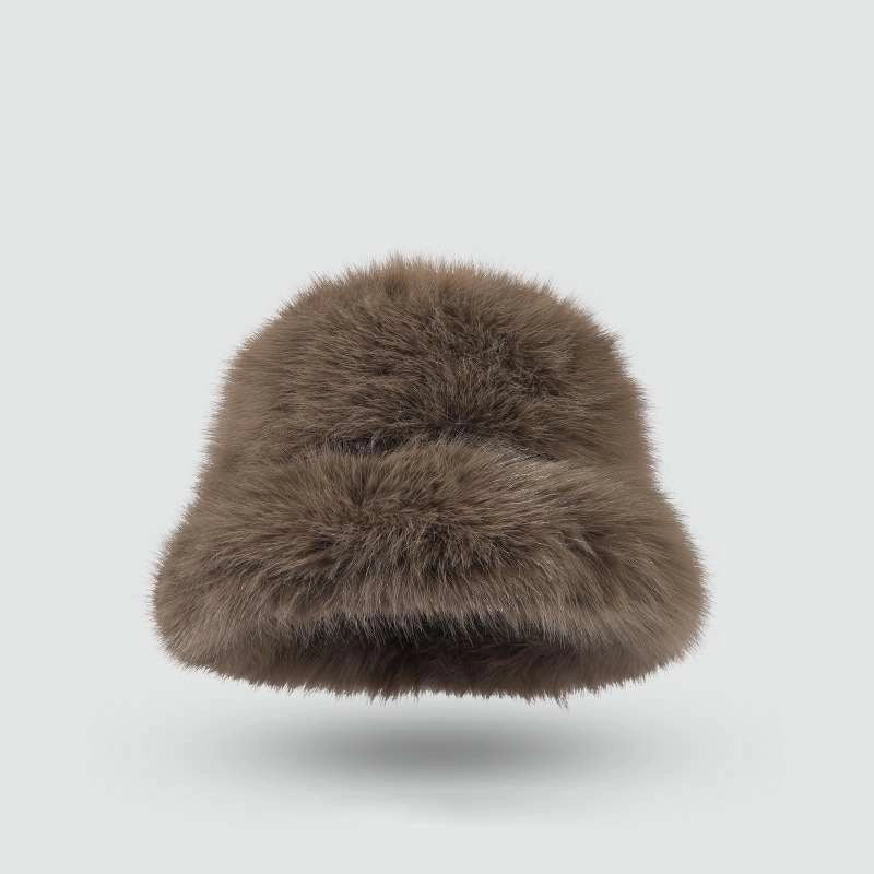 The Giselle Fur Hat - in Coffee